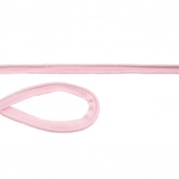 Baumwoll Jersey Paspelband Breite 10 mm Babyrosa